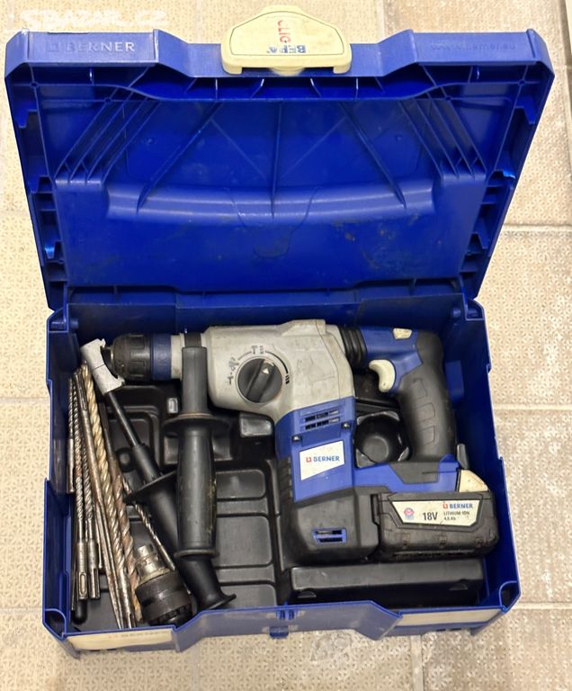Berner bacrhd bl sds plus 18v 2025
