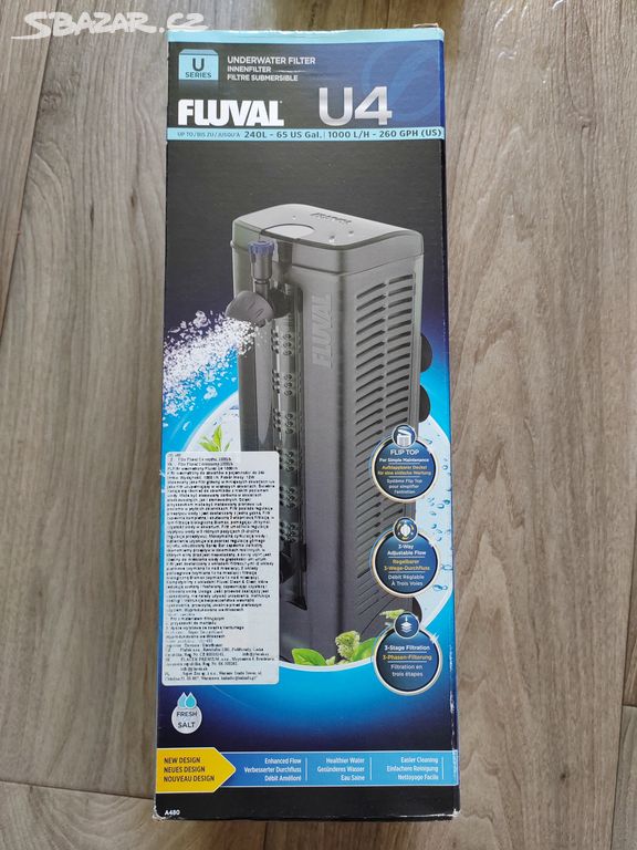 Akvarijní filtr Fluval U4 vnitřní