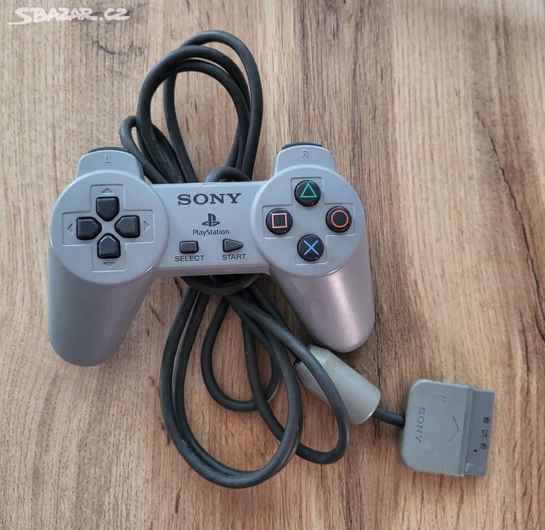 PS1, PSX ovladač Sony SCPH-1080 šedý, 02