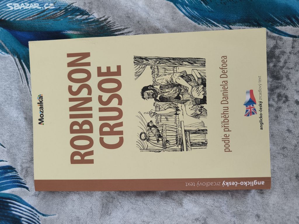 Dvojjazyčná kniha Robinson Crusoe