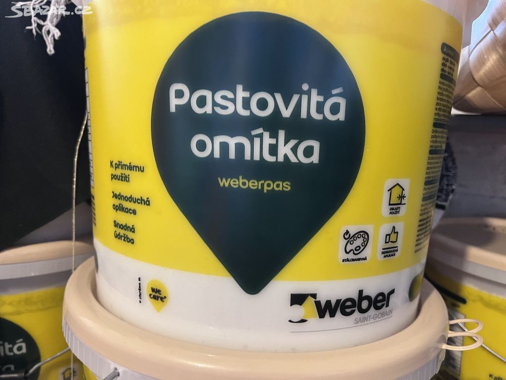 Fasádní omítka weber.pas - bílá