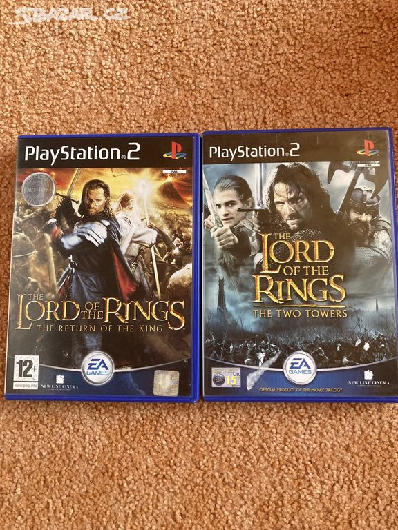 PlayStation 2 hry (The lord of the rings)