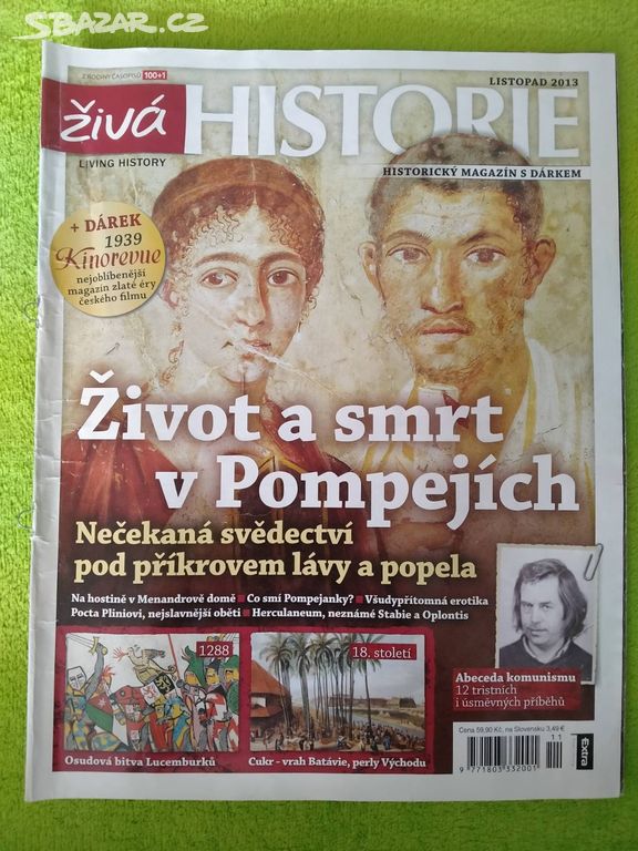 časopis živá HISTORIE listopad 2013
