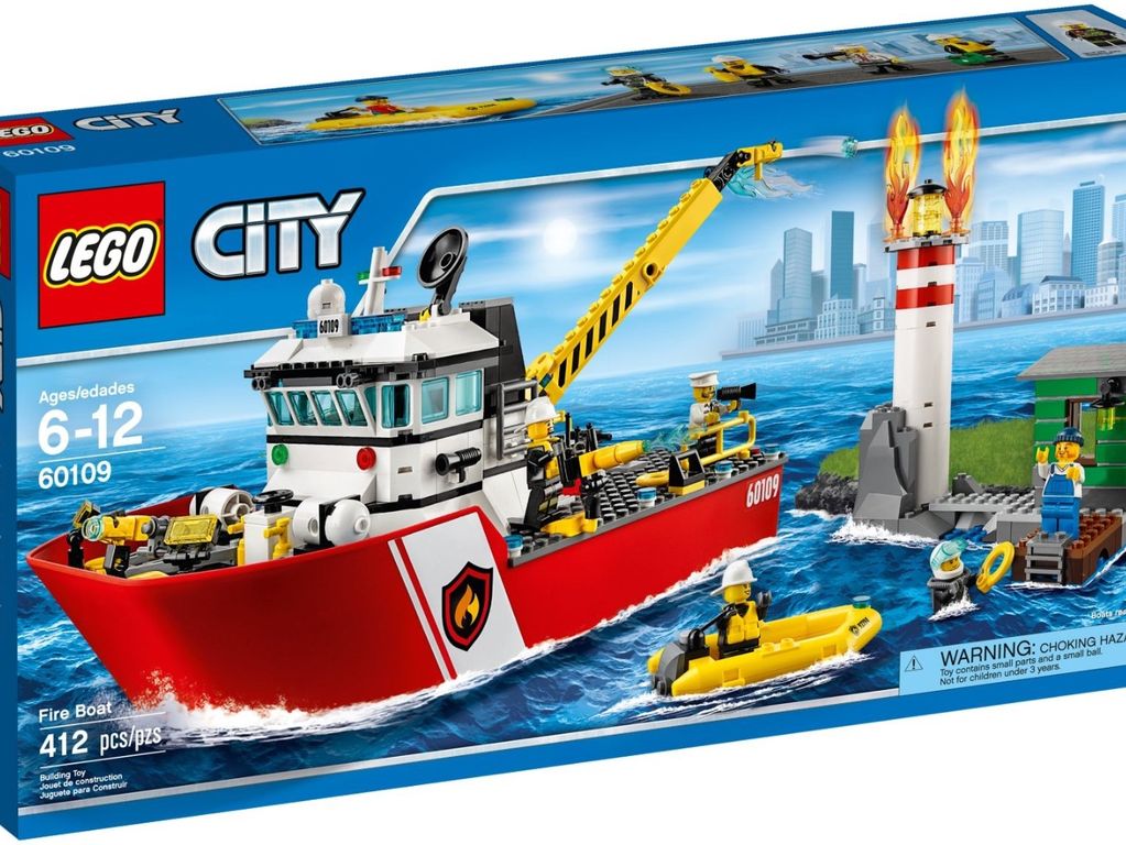 Lego CITY 60109 Hasičská loď