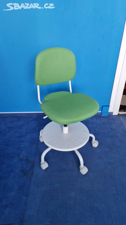 Dětská židle IKEA VIMUND - zelená