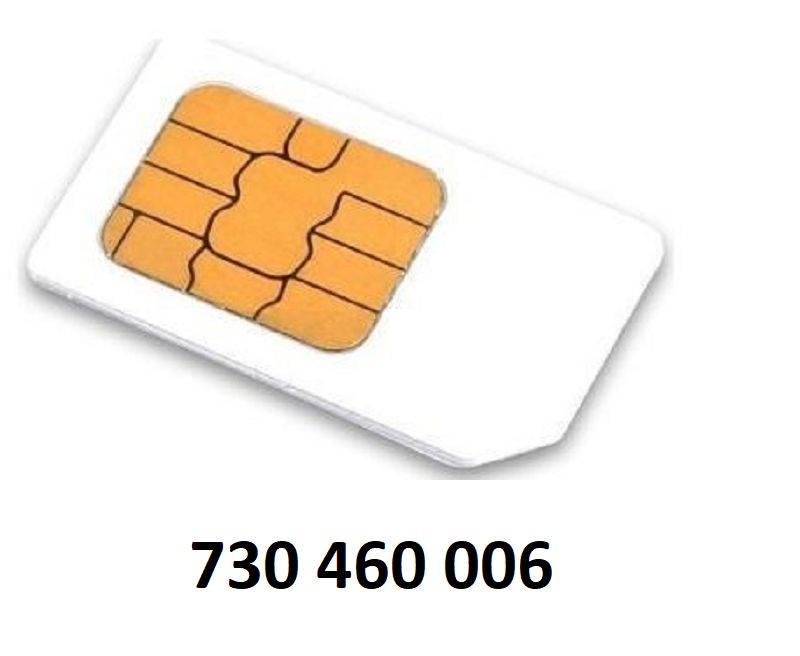 Nová sim karta - zlaté číslo: 730 460 006