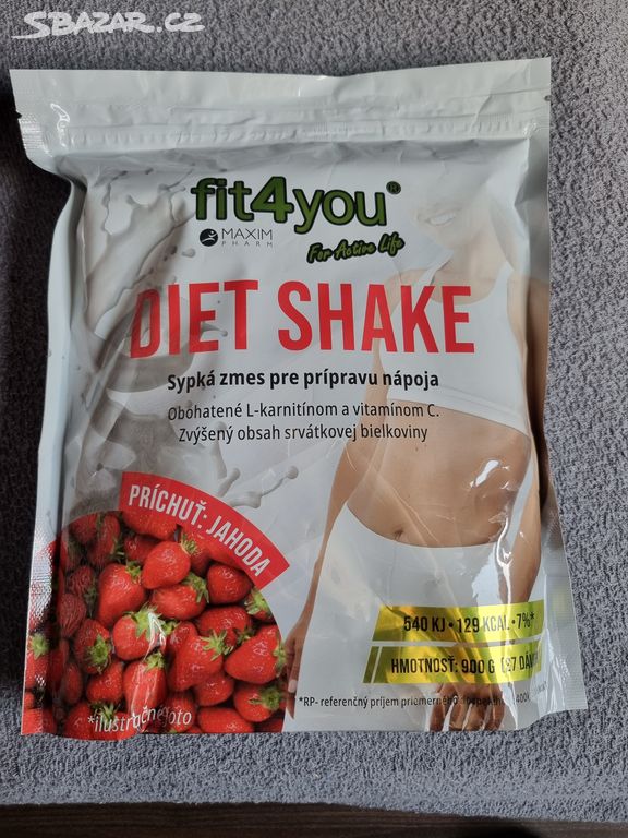 Diet shake jahoda 900g