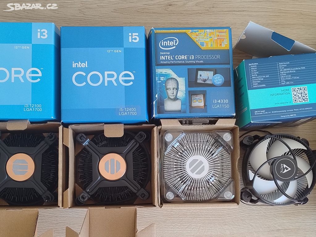 BOX chladiče na CPU - NOVÉ