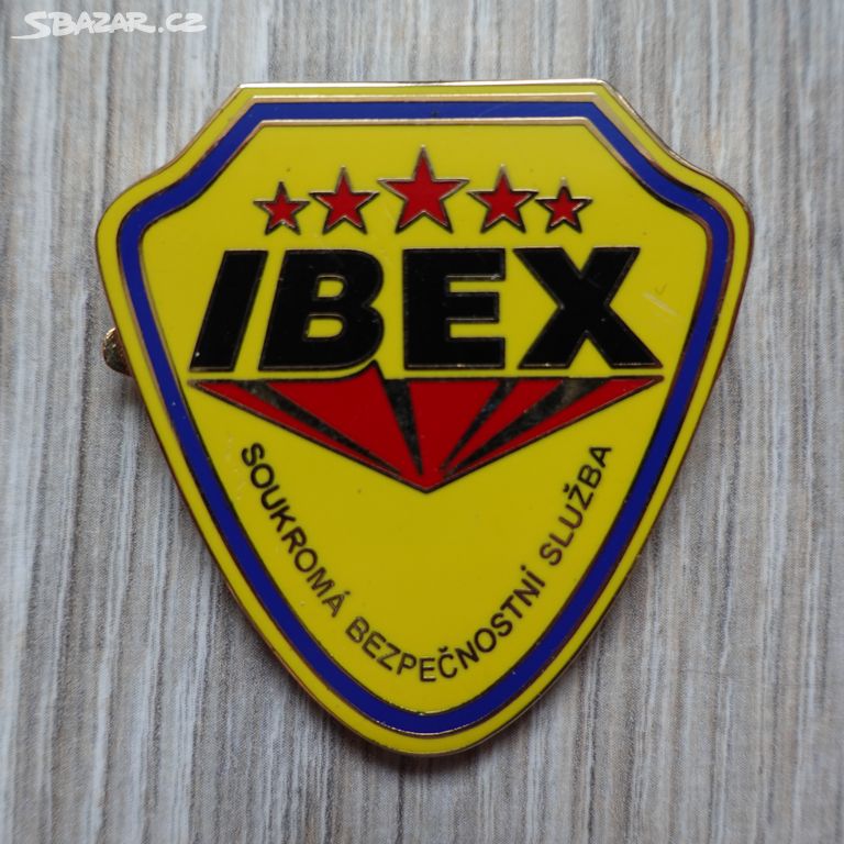 Odznak IBEX žlutý