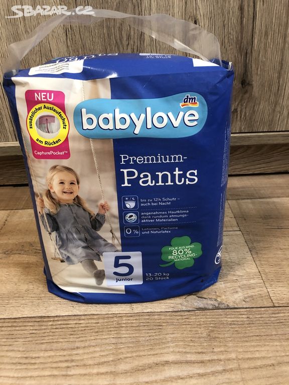 Plenkove kalhotky dm babylove premium 5