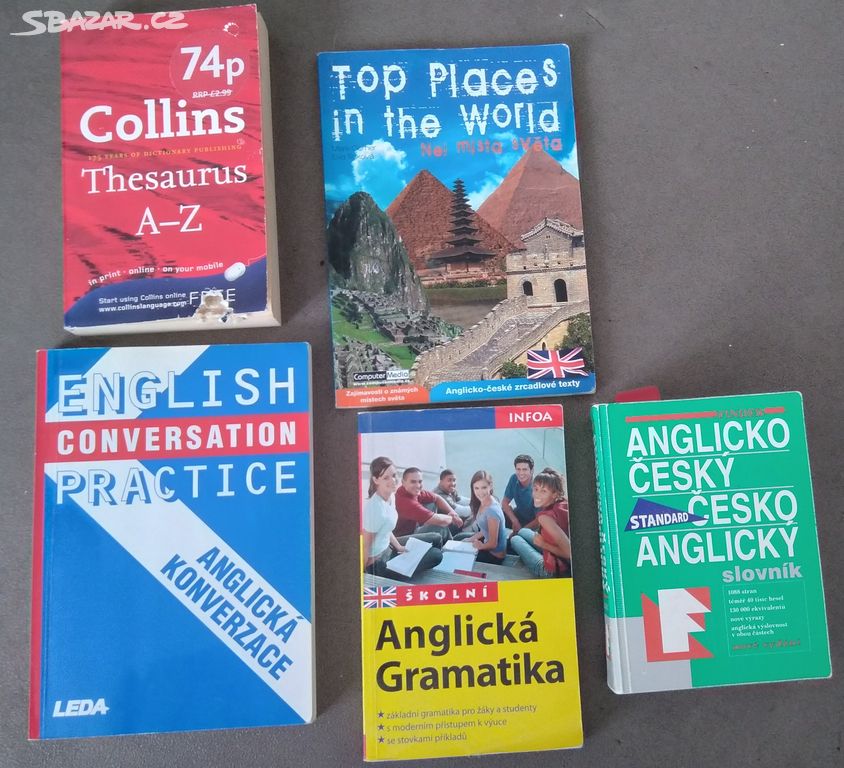 Učebnice a slovníky - angličtina