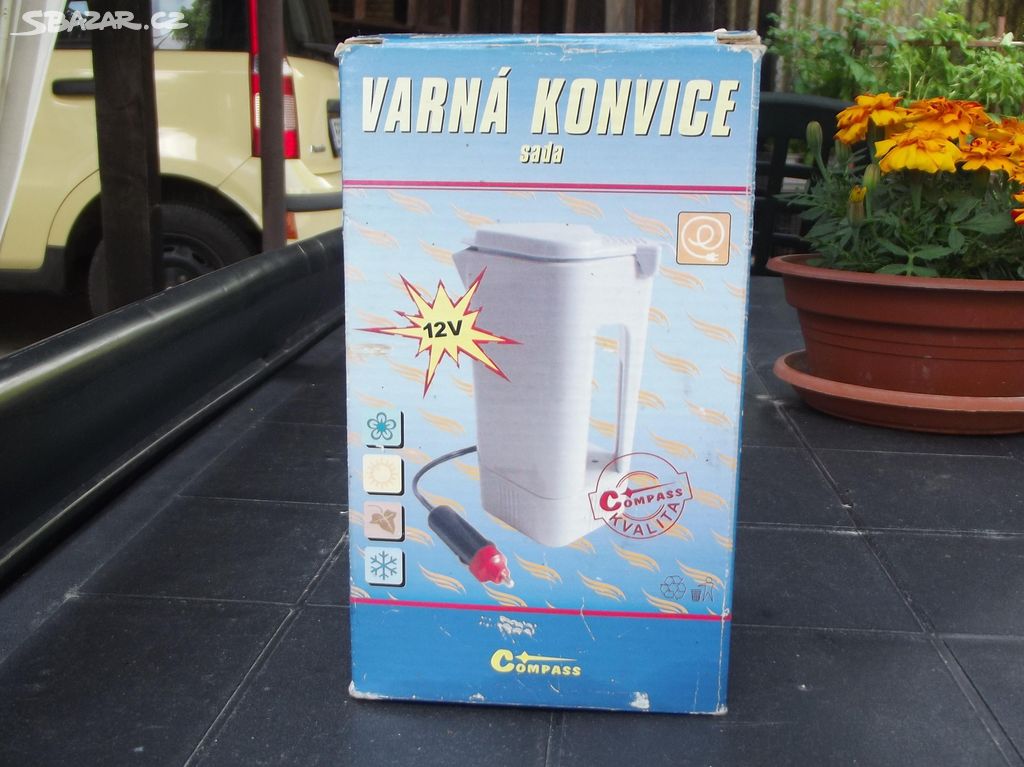 Varná konvice 12v do auta