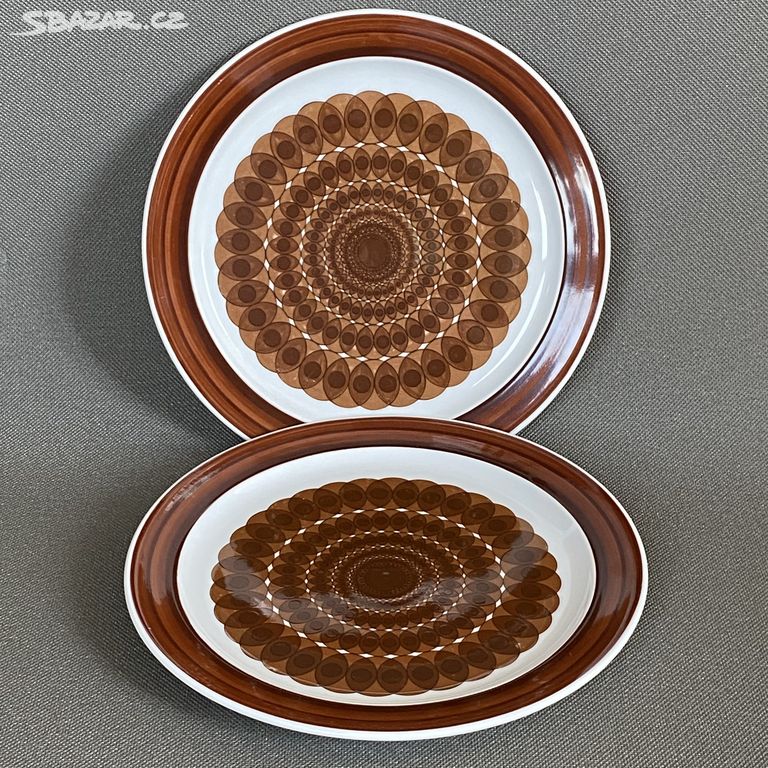 Rosenthal 2x velký mělký talíř 27.5 cm Mandala