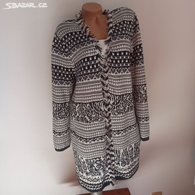 NOVÝ dámský pletený svetr - kardigan 50 - 52 HEINE