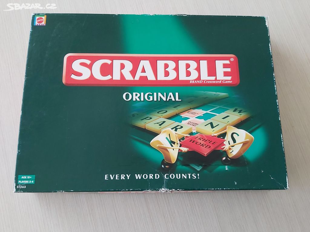 SCRABLE origilál - anglická verze