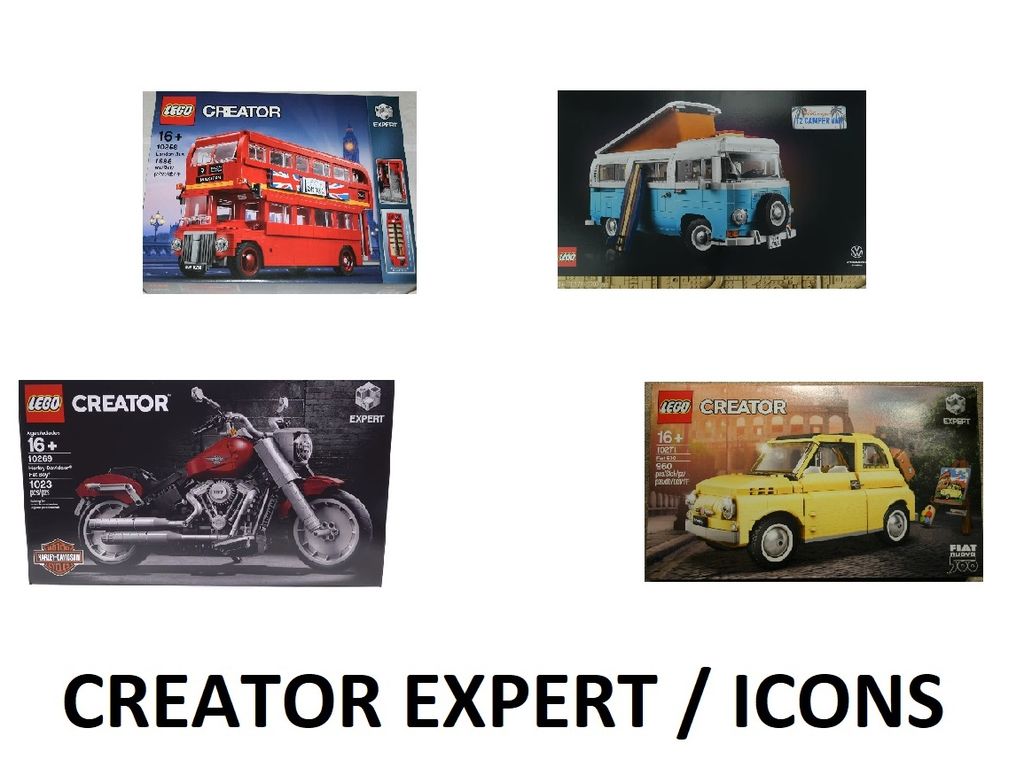 LEGO - sbírka CREATOR EXPERT / ICONS