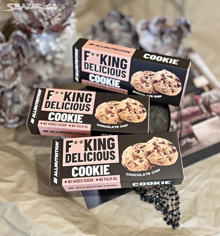 LOW CARB mlsání Fitking COOKIE s čoko kousky 135 g