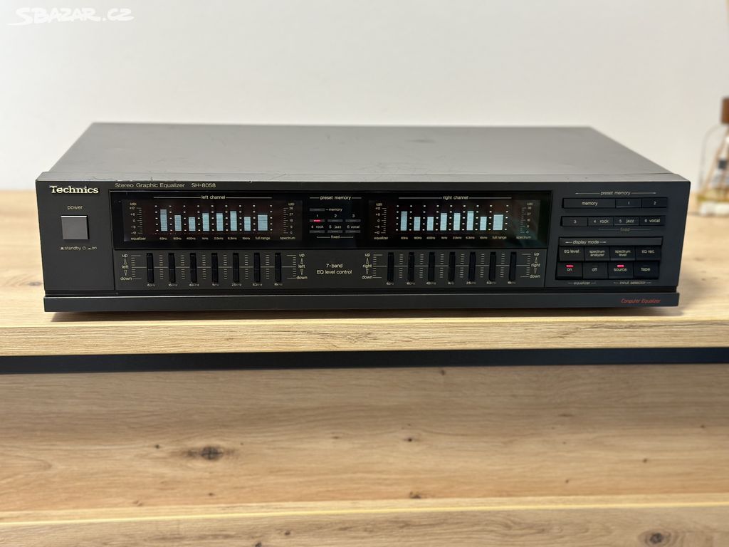 TECHNICS SH-8058 VÝBORNÝ GRAFICKÝ EKVALIZÉR !!