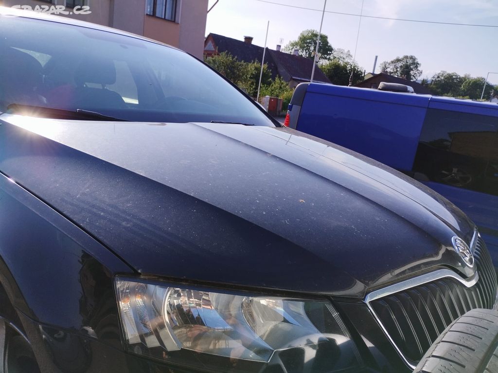 Kapota Škoda Octavia 3 před lift černá metalíza