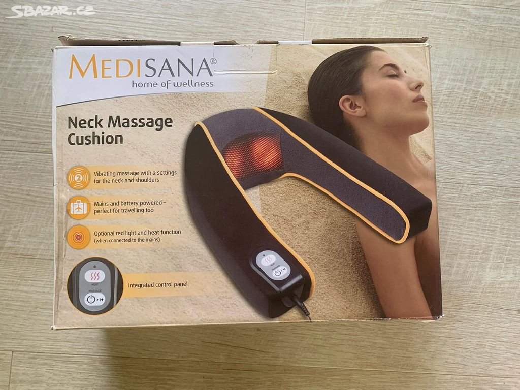 Krční masážní polštář Medisana - nový