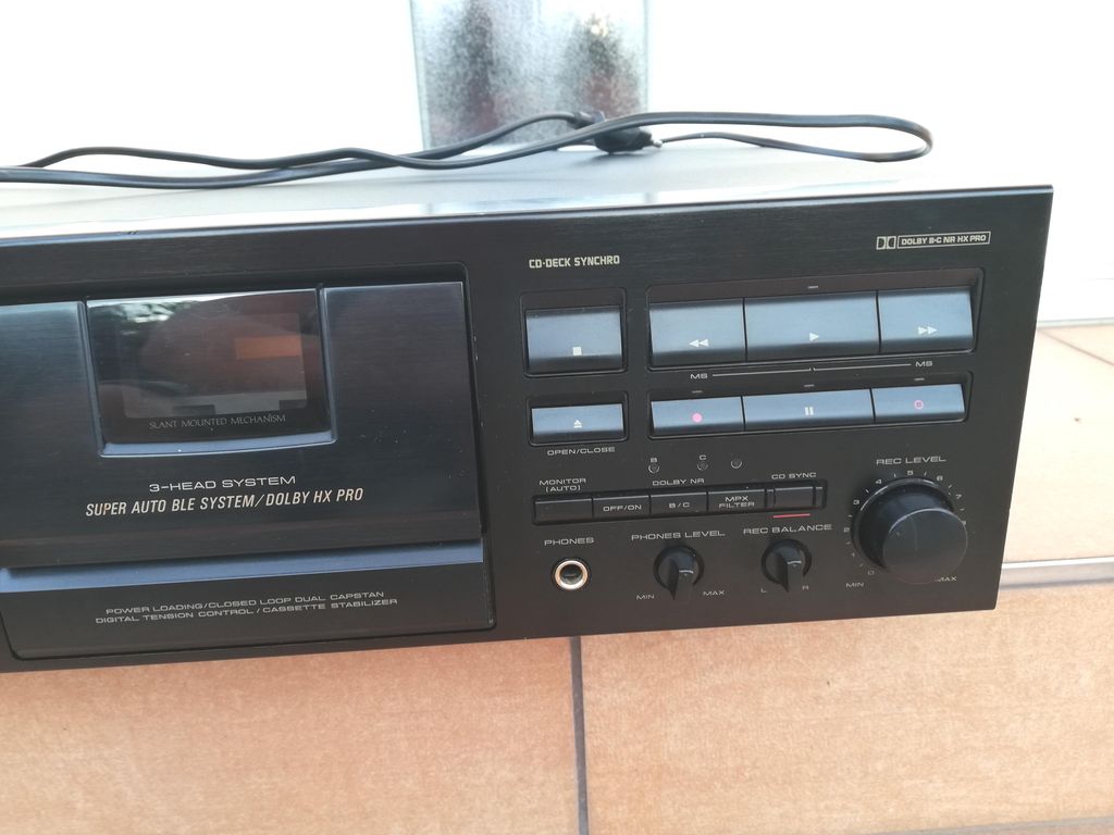 Tapedeck PIONEER CT-S 620 3 hlavy, Dual Capstan