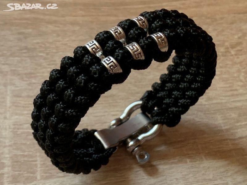 DÁMSKÝ PARACORD NÁRAMEK (19 CM) S POSUVNOU SPONOU