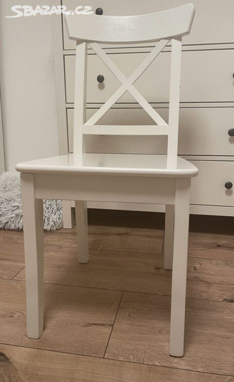 Bílá židle IKEA ingolf 1 ks