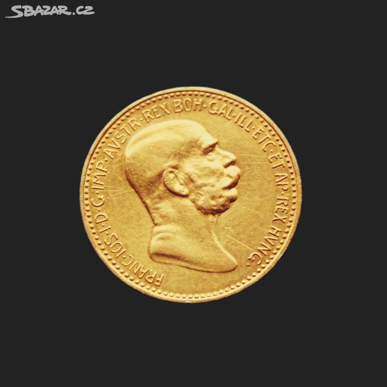 JUBILEJNÍ 10 Koruna 1848-1908 BZ,František Josef I