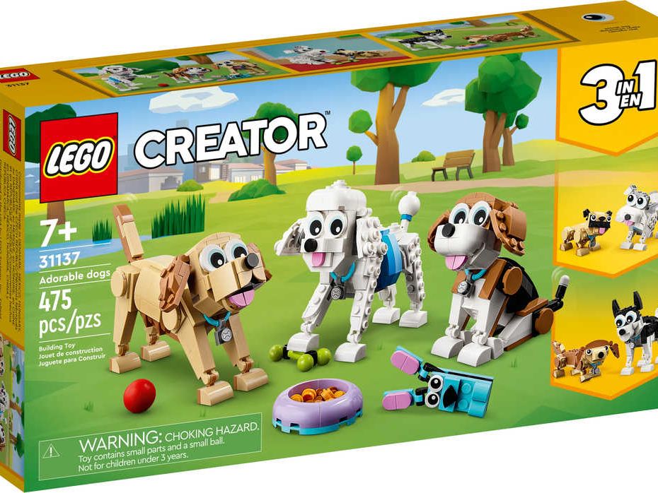 LEGO Creator 31137 - Roztomilí pejsci 3v1 - nové