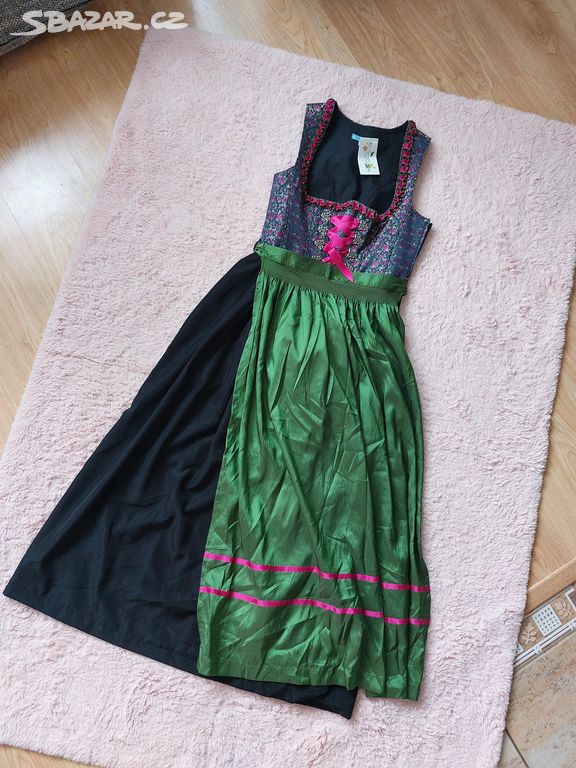 Himmelblau dirndl / bavorské šaty vel.40