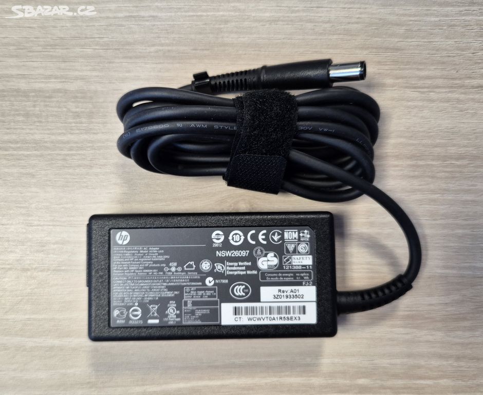 HP 45W AC Adapter 7,4x5mm, 19,5V, 2,31A