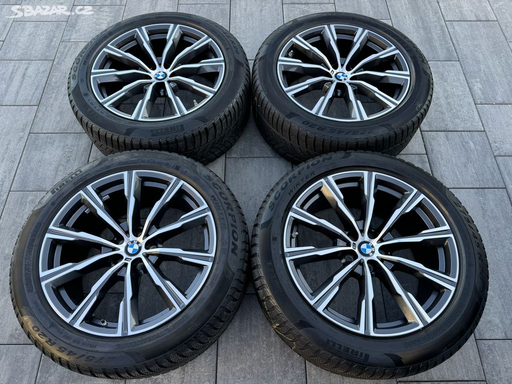 Originál alu kola Bmw 5x112 r20 styling 740M zima