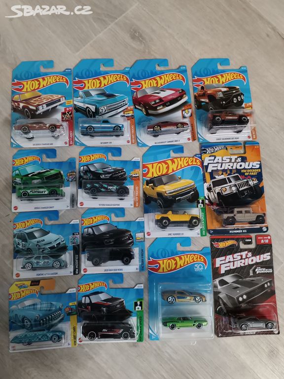 Hot wheels Amerika (dodge, chevy, ford)