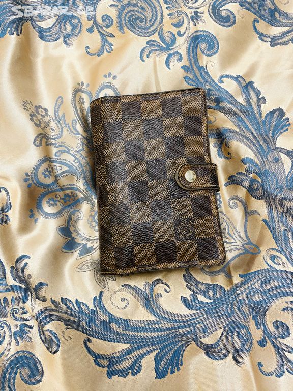 Louis Vuitton diář Agenda PM Damier Ebene Canvas