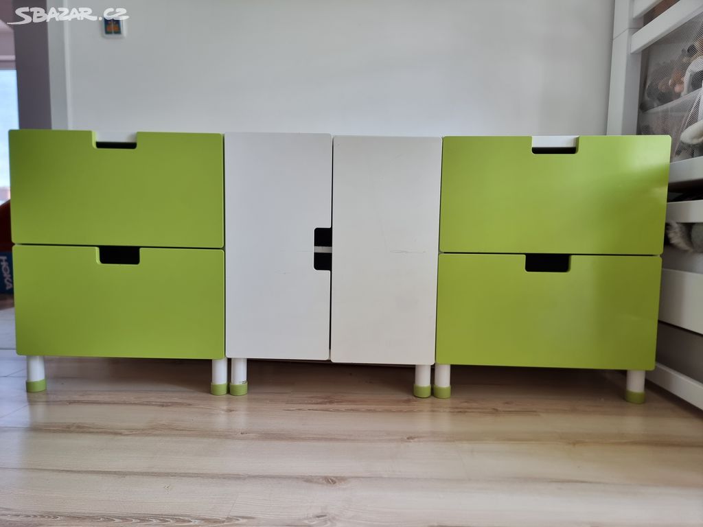 Dětský nábytek Ikea Stuva, 1x skříňka + 2x komoda