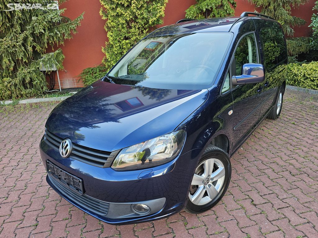 VW Caddy Maxi 2.0 TDI 103kW,1.Maj,7.Míst,Serviska.