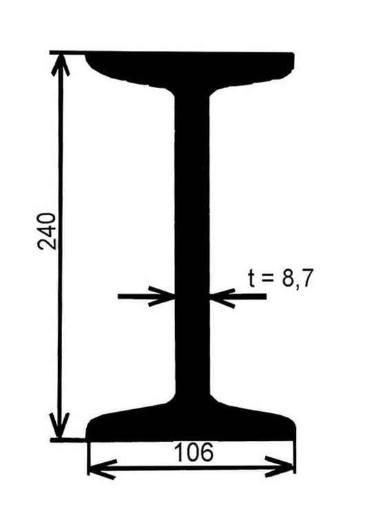 TRAVERZA - Profil I, výška 240, 5+1 m