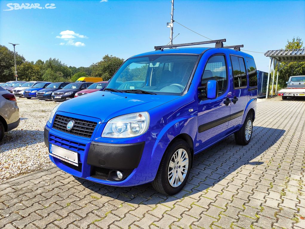 FIAT DOBLO 1.4i NOVÉ V CZ,ZÁVĚS,PŘÍČNÍKY,EL.OKNA.