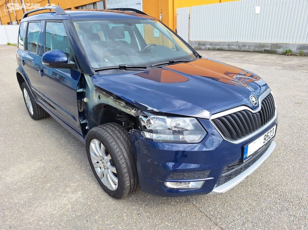 ŠKODA YETI 2.0 TDI 4x4 ČR 2016 TZ ALU 17 TEMP CEBI