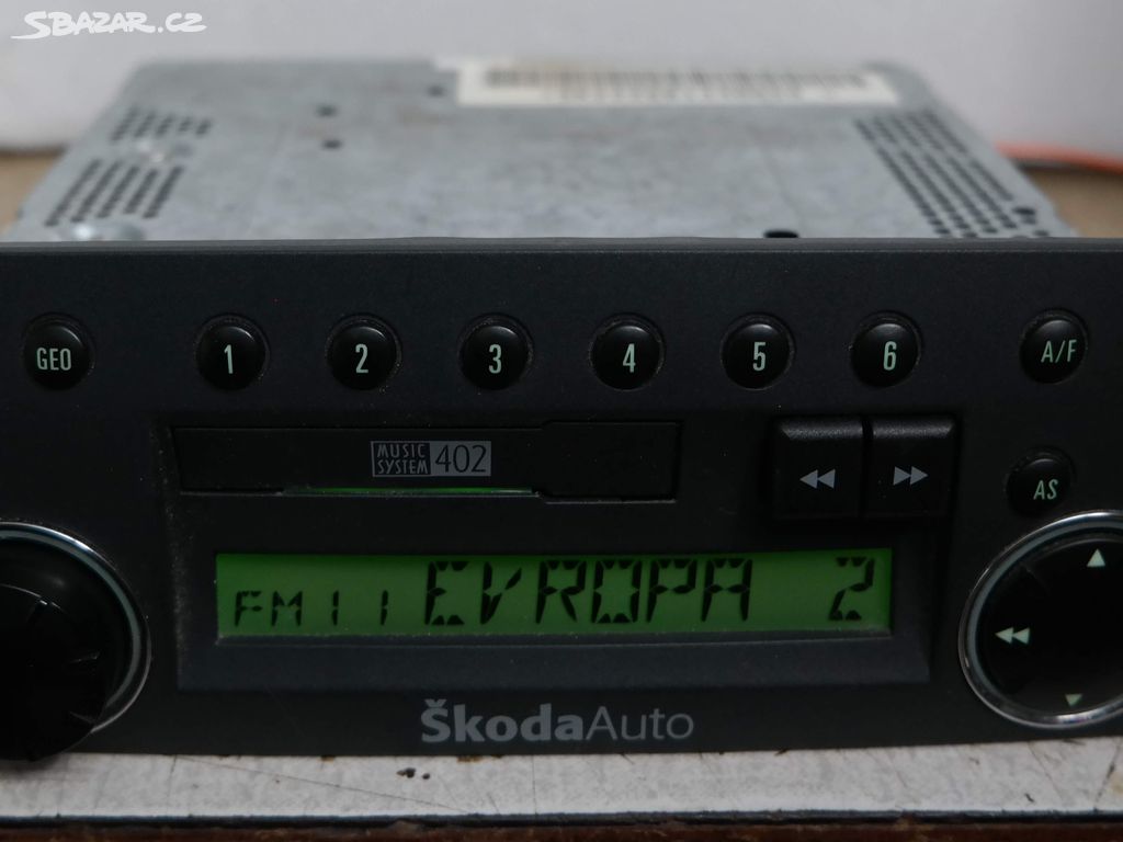 Škoda Grundig MS402 origo rádio do Fabie 1