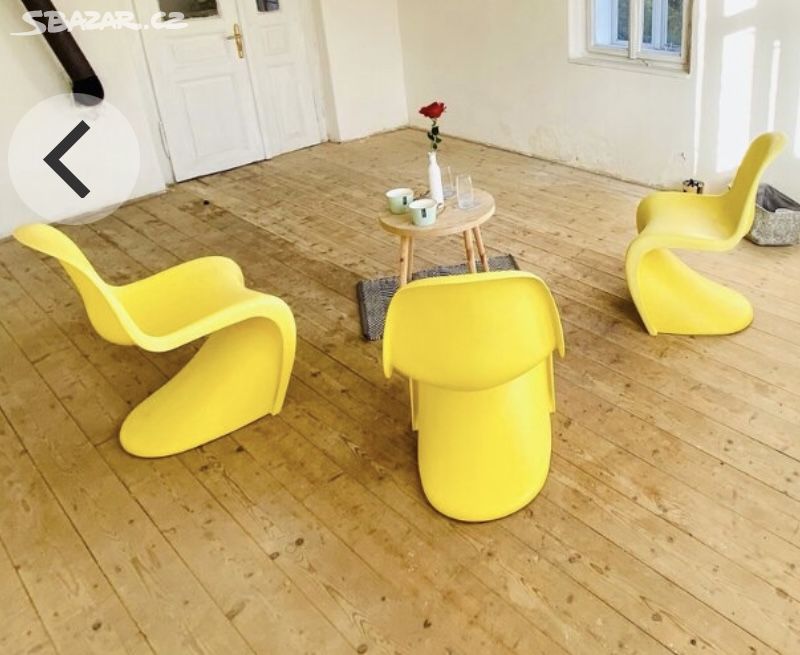 Originál VITRA PANTON CHAIR 3x , VELKÁ