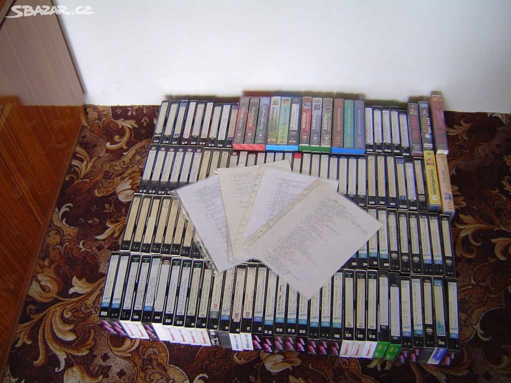 Sbírka VHS videokazet