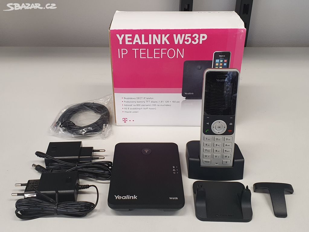 Bezdrátový SIP Telefon Yealink W53P