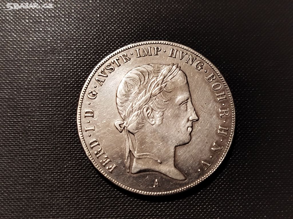 Mince Ferdinand V. 1 Tolar 1842 A, Wien