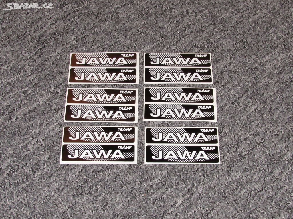 Jawa 350 640-5 Tramp samolepky kryty rukou