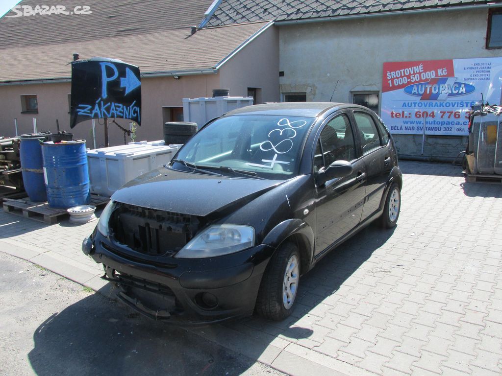 Citroën C3 1,4HDi, 8HZ, 2007 - náhradní díly