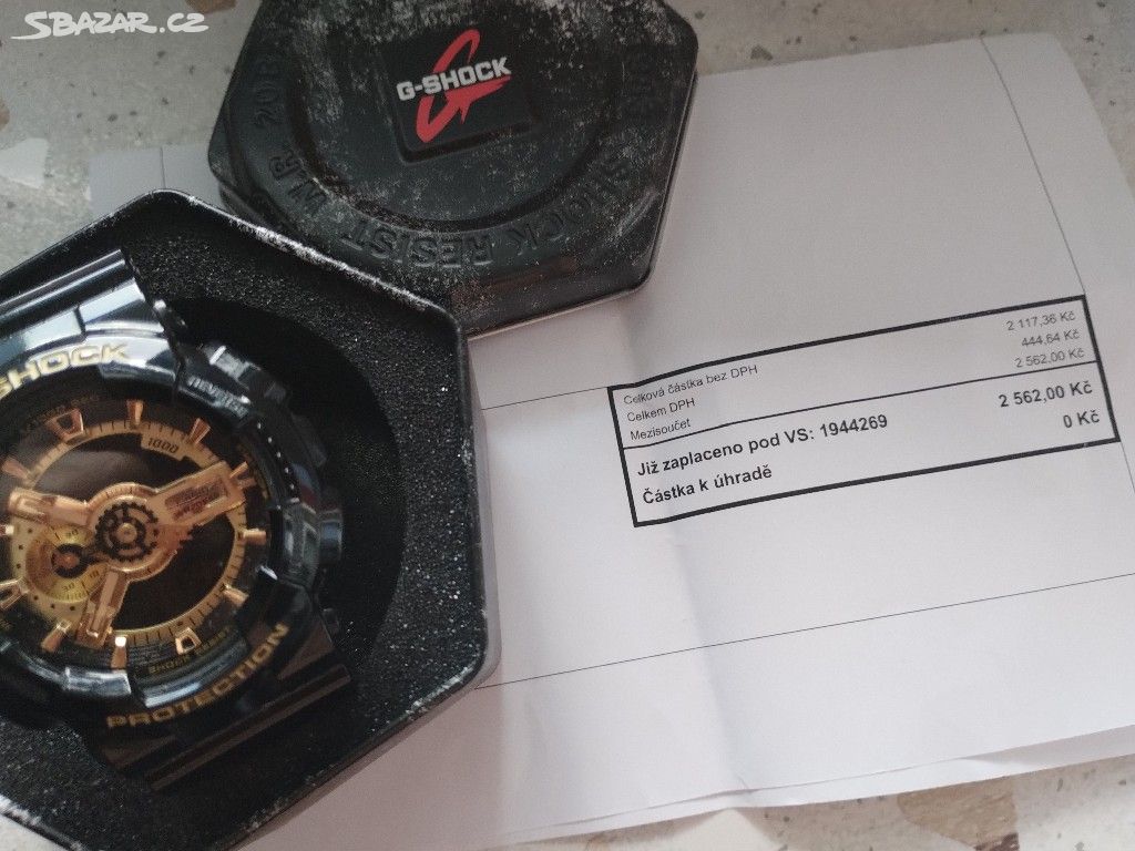 Casio G shock zlaté