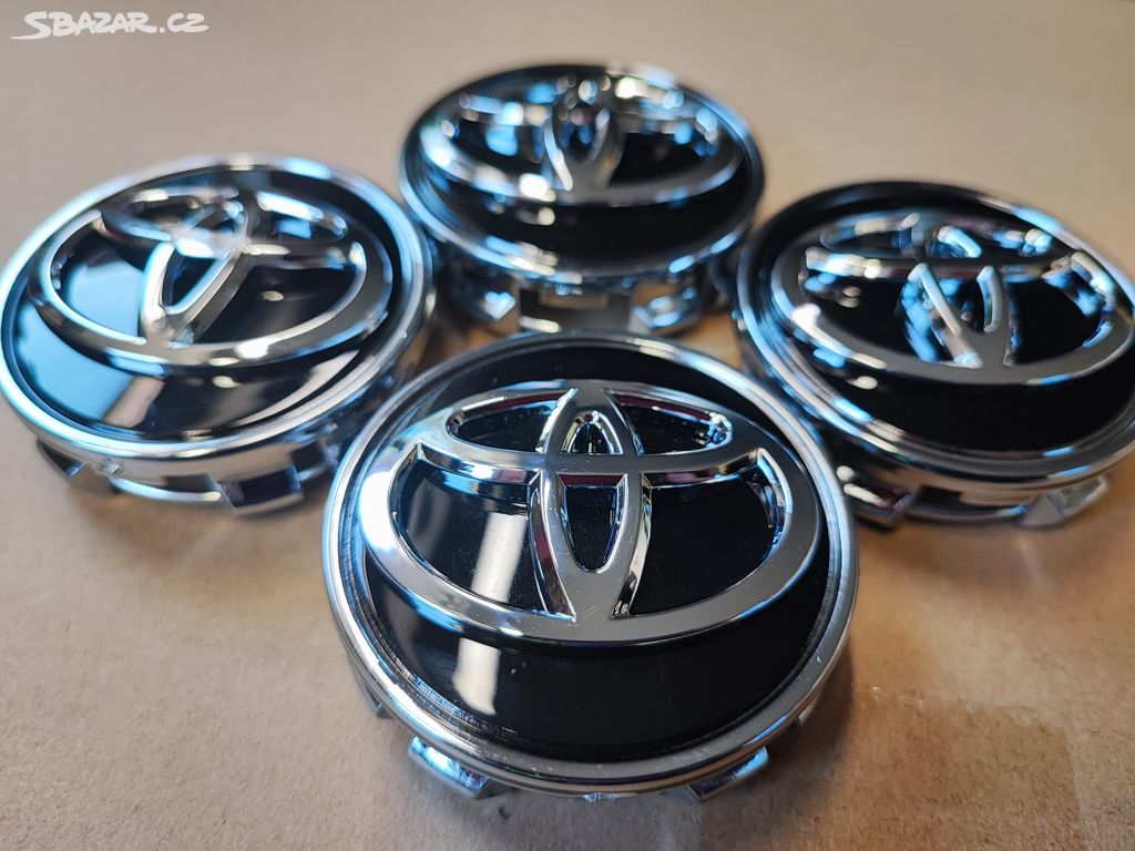 Středové krytky Toyota 62mm pokličky do alu disků