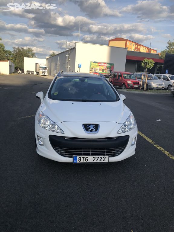 Peugeot 308 SW 1.6HDI 68kw, bílá, r.v. 2011