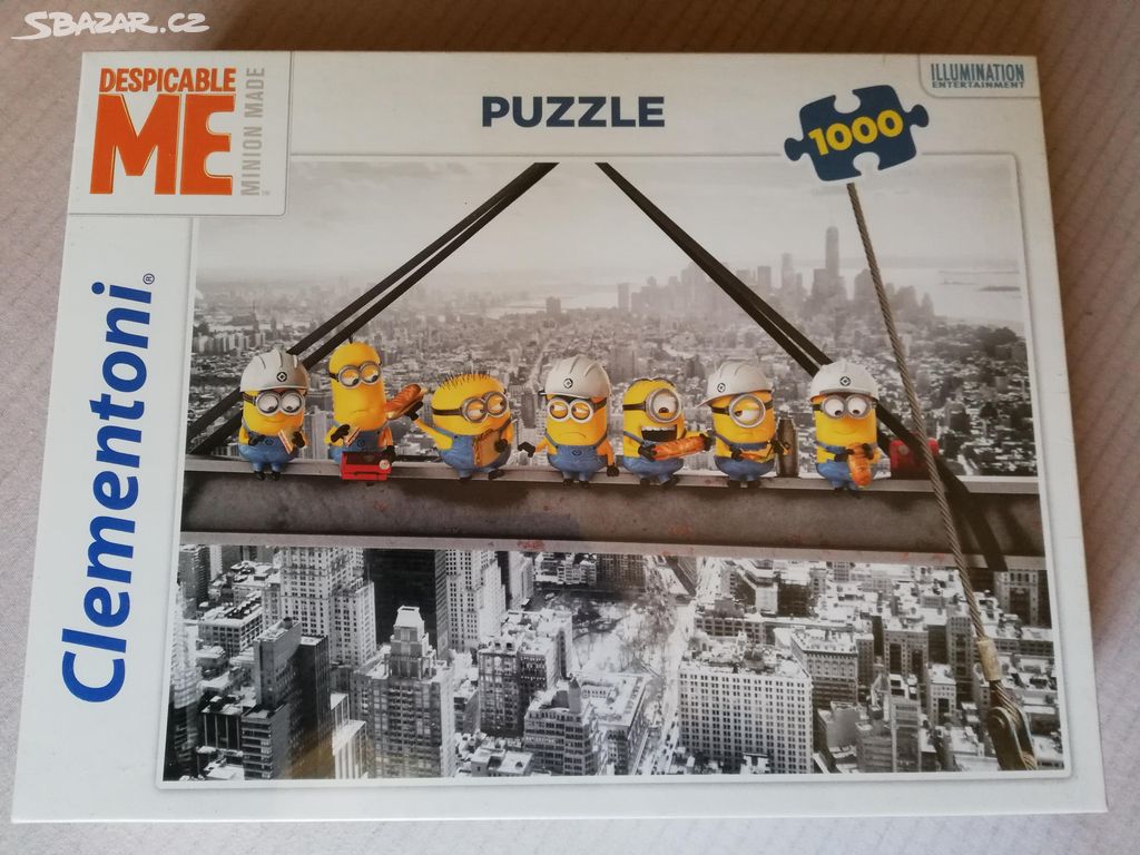 Puzzle Clementoni 1000 dílků Minions/Mimoni - nové